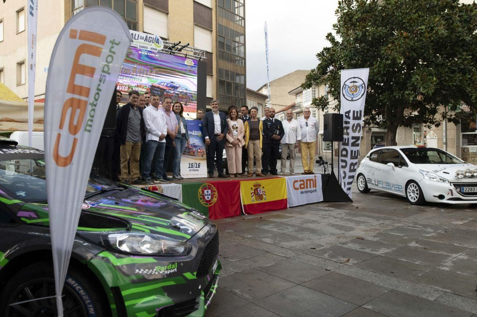 Presentación oficial de la prueba, en la Plaza García Barbón de Verín.