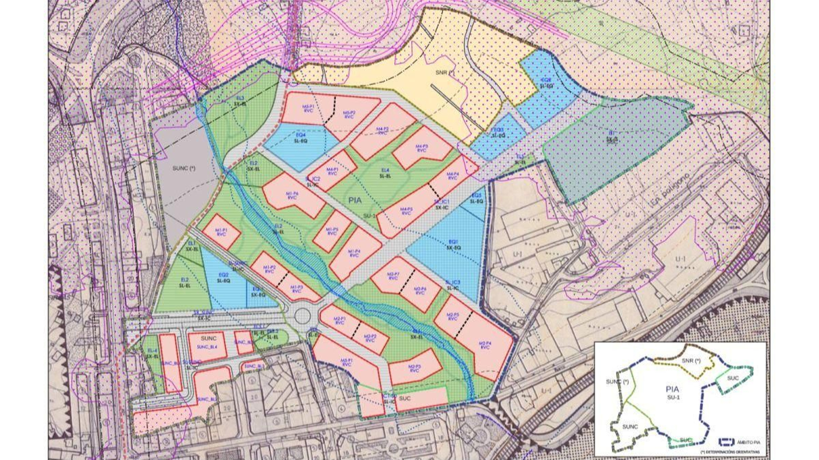 Proyecto de construcción de vivienda protegida en O Vinteún promovido por la Xunta.