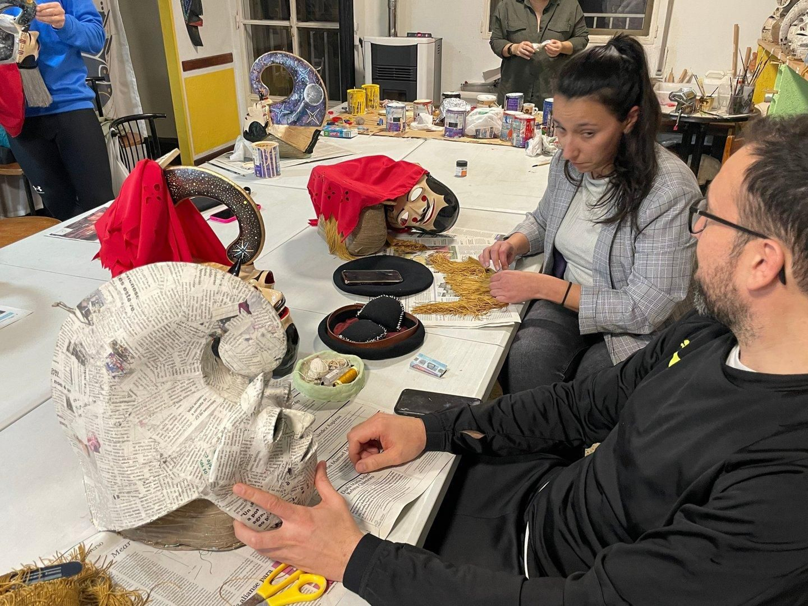 Taller de creación de las Pantallas de Xinzo