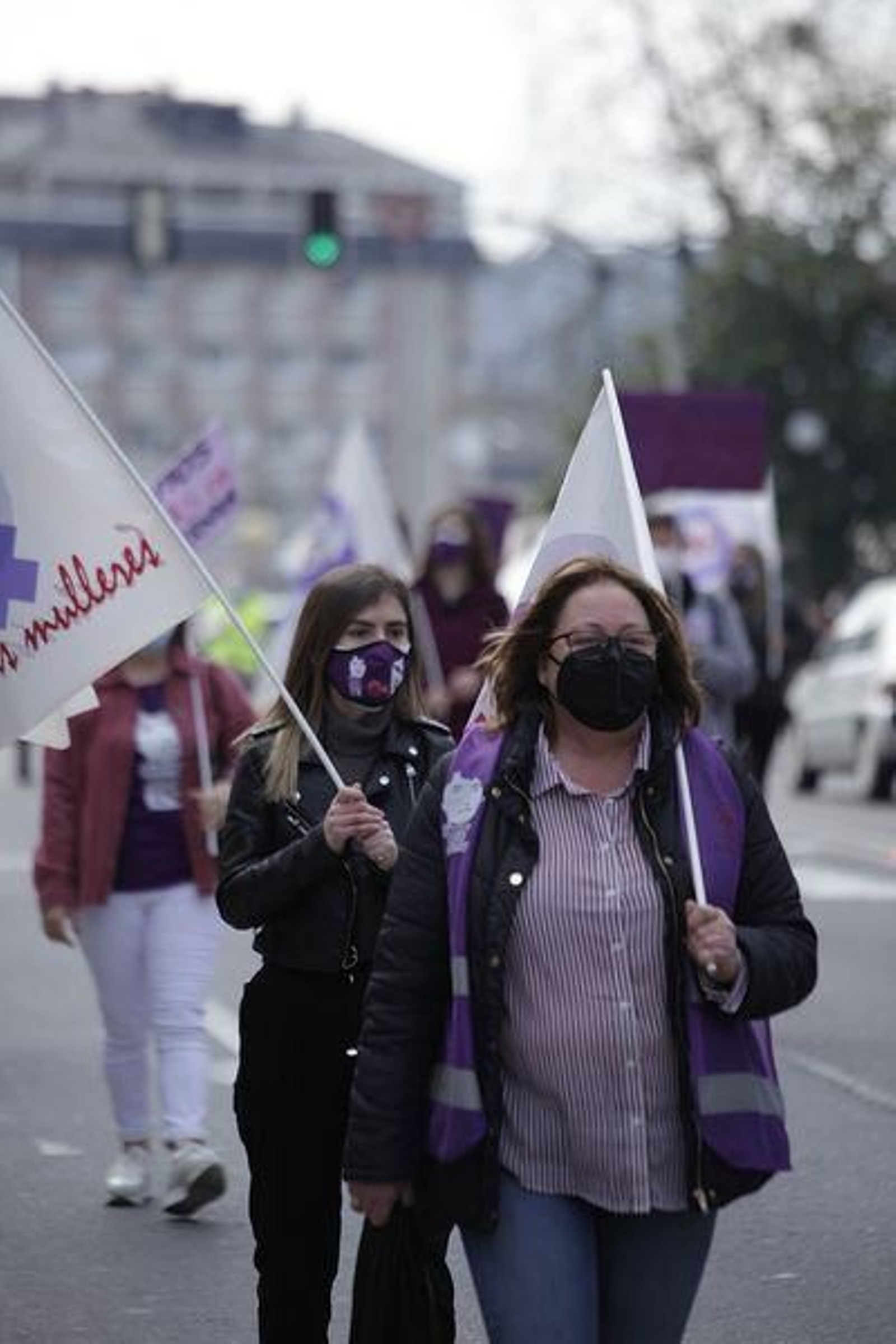 Manifestación de la CIG por las calles de Ourense por el 8M (MIGUEL ÁNGEL).