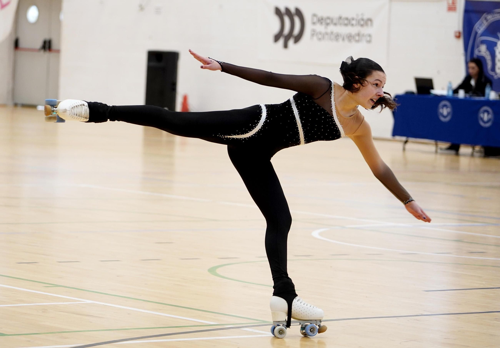 Galería | El patinaje gallego se exhibe en Redondela
