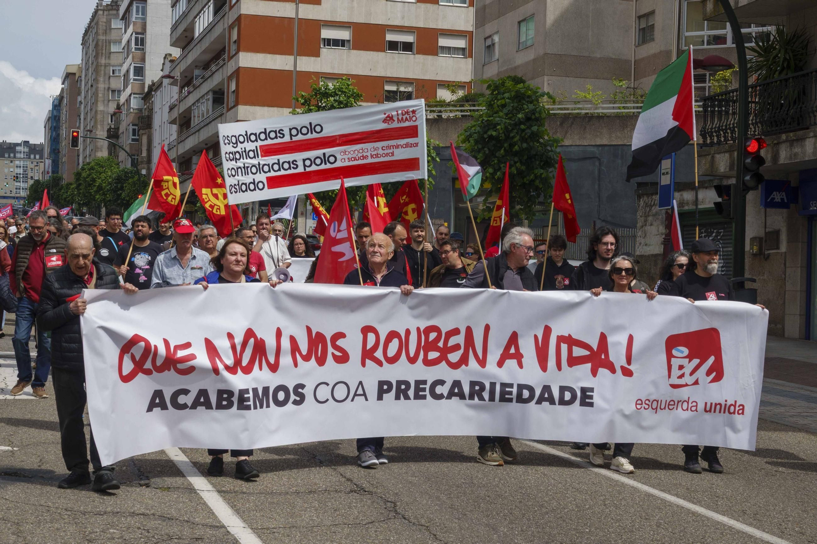 Galería | Jornada de reivindicaciones por el Día del Trabajador en Vigo