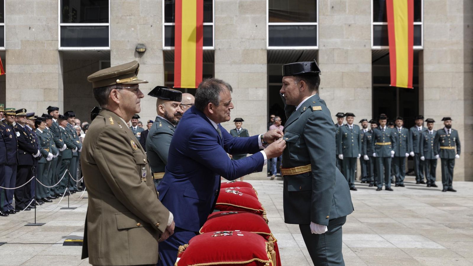 Aniversario de la Guardia Civil en Xinzo de Limia.