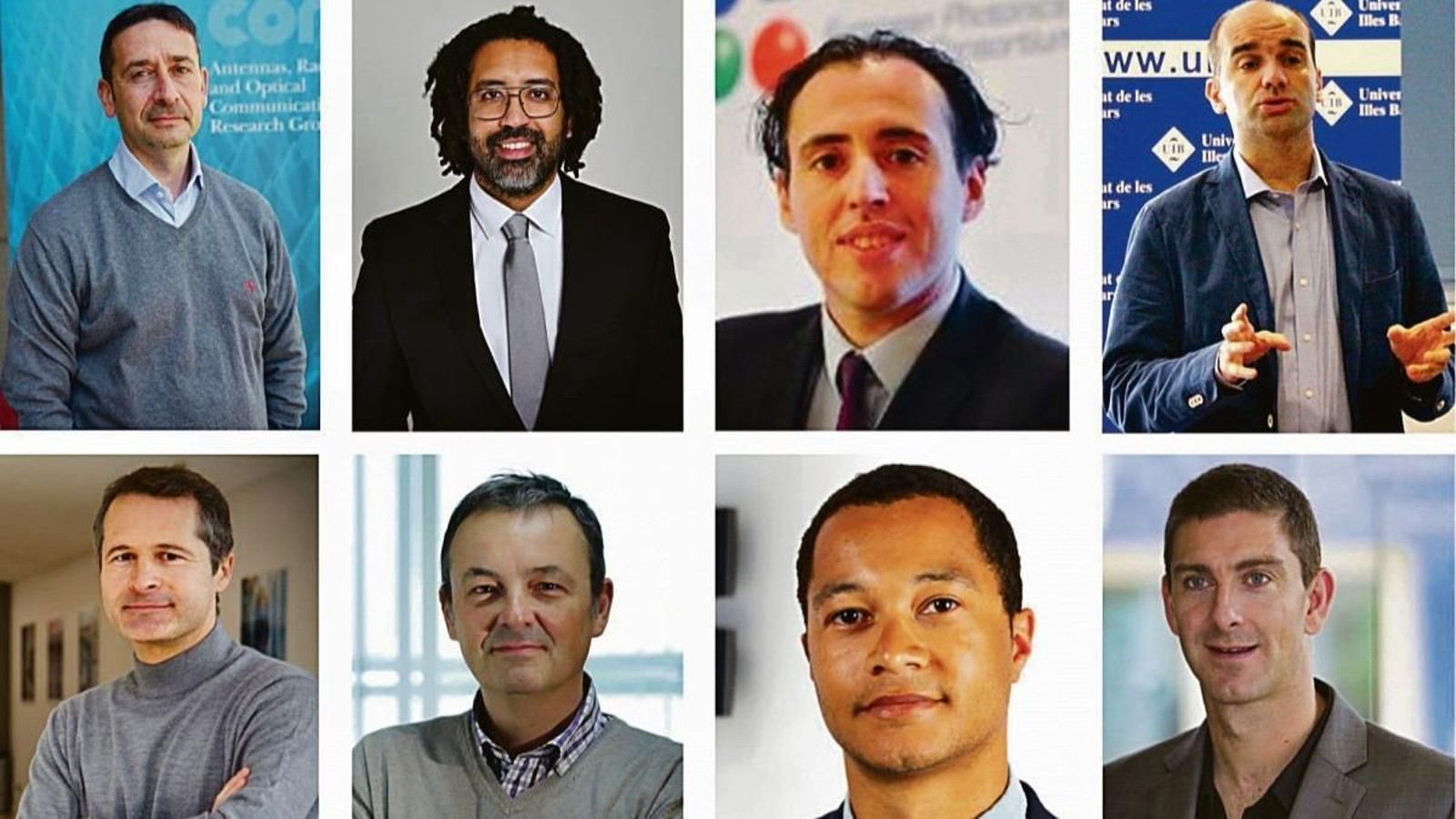 Fran Díaz, Francisco Soares, José Pozo, Eladio Crego, Carlos Mosquera, José Capmany, Guillaume Binet y Liam Barry.