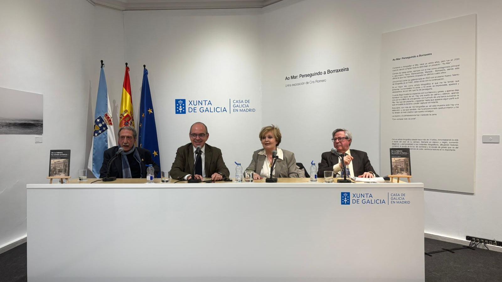 Presentación del libro en la Casa de Galicia en Madrid