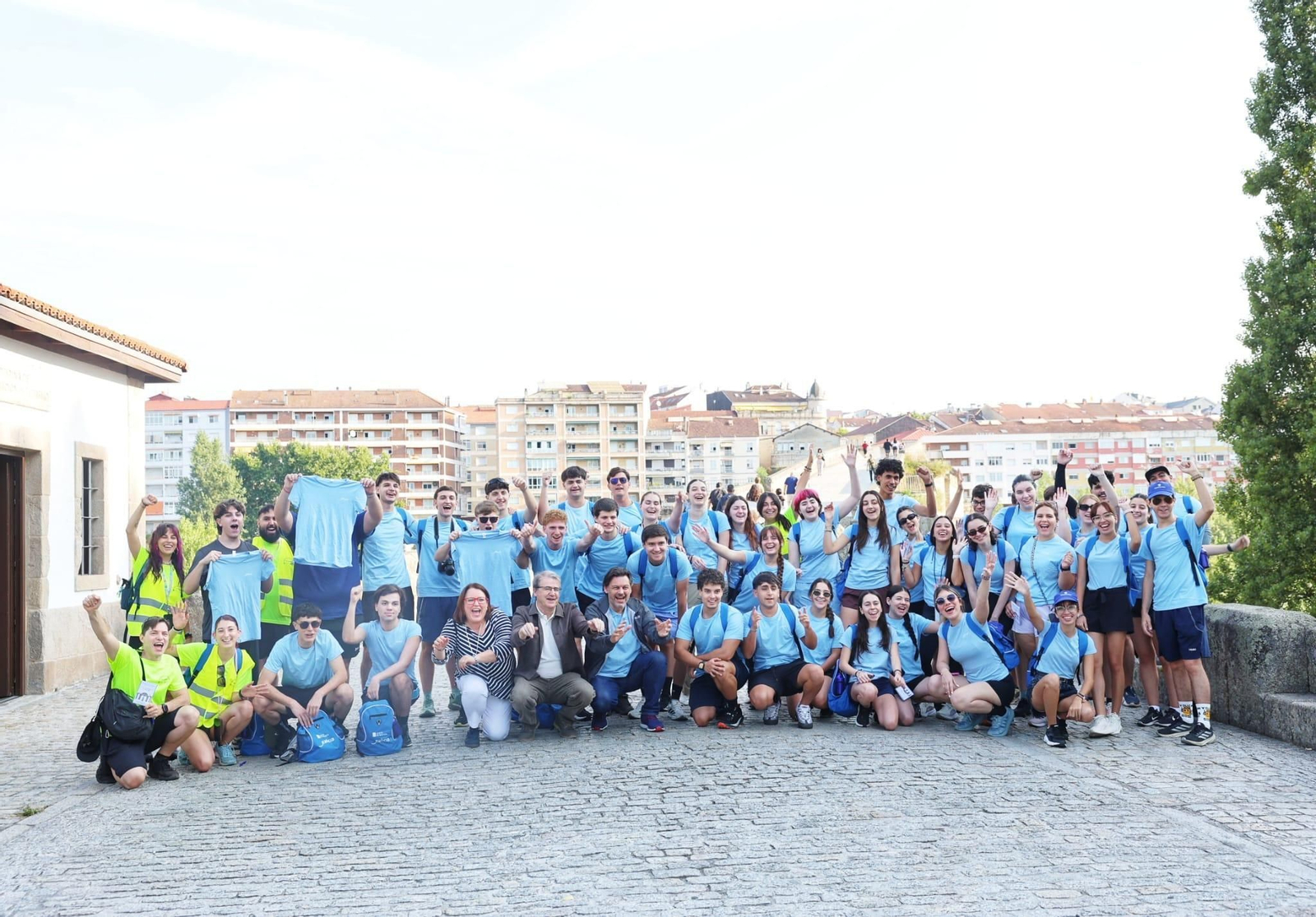 Los participantes en Conecta co Camiño
