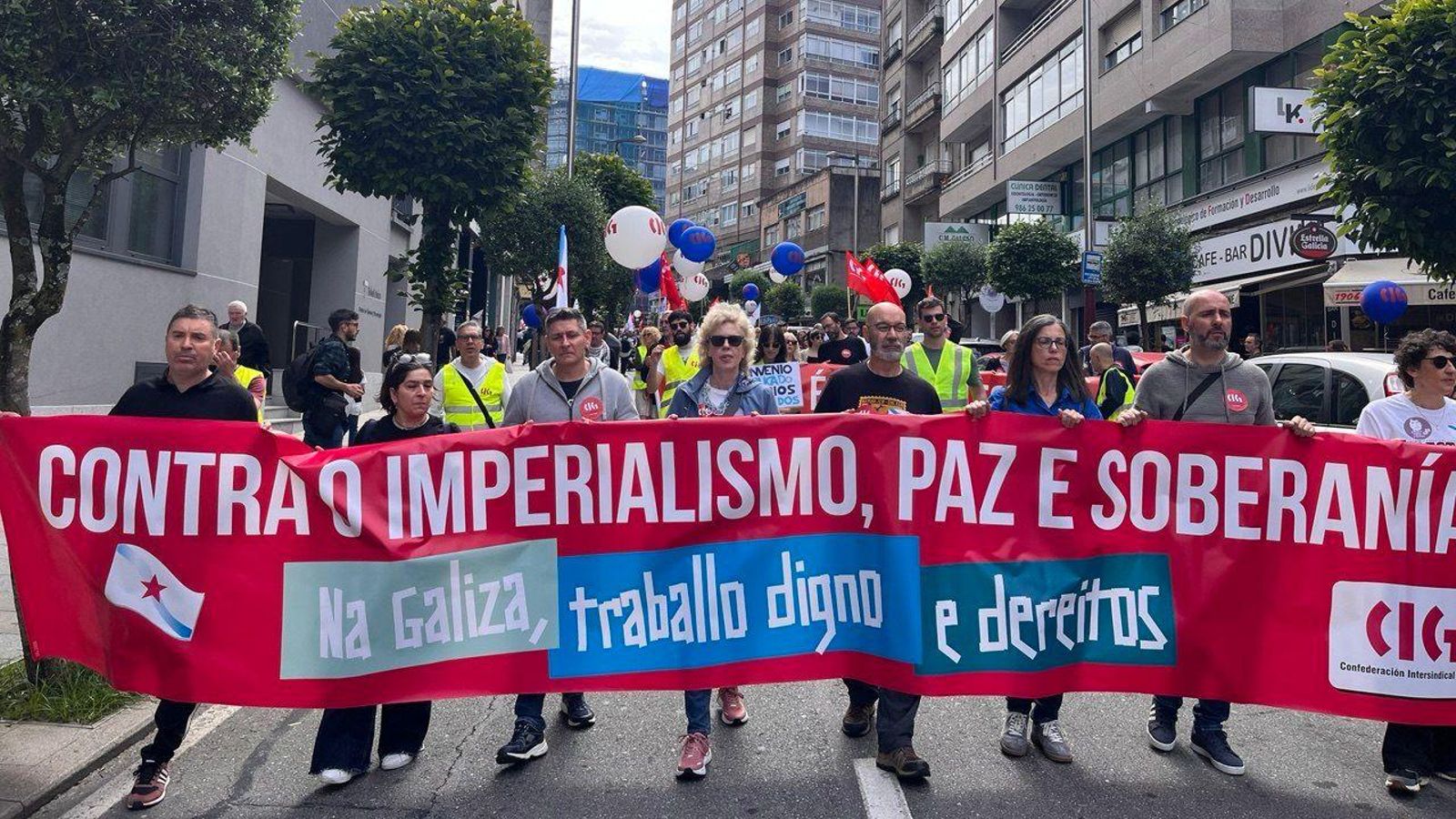 La marcha de la CIG partió de La Doblada.