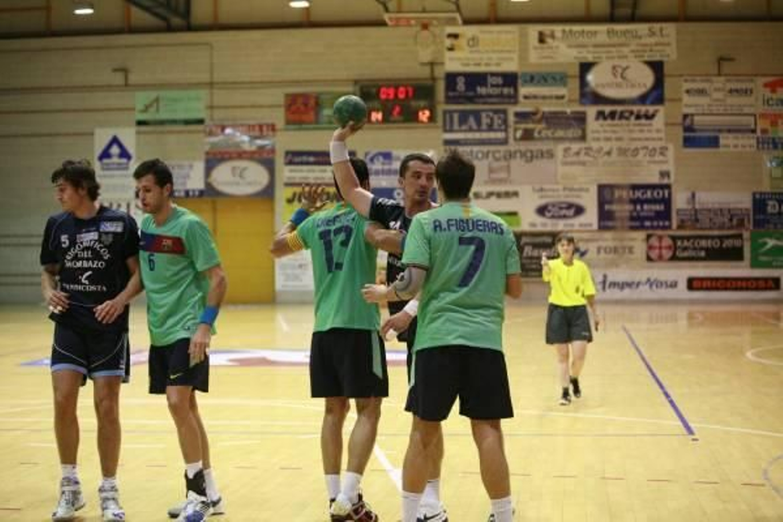 Tihomir Doder volvió a ser el jugador más acertado en ataque. Foto: Nuria Currás
