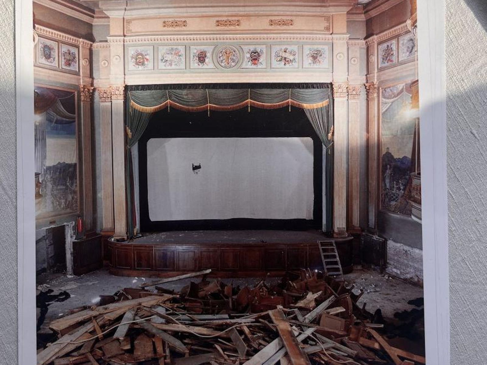 Escenario durante la reforma realizada el siglo pasado.