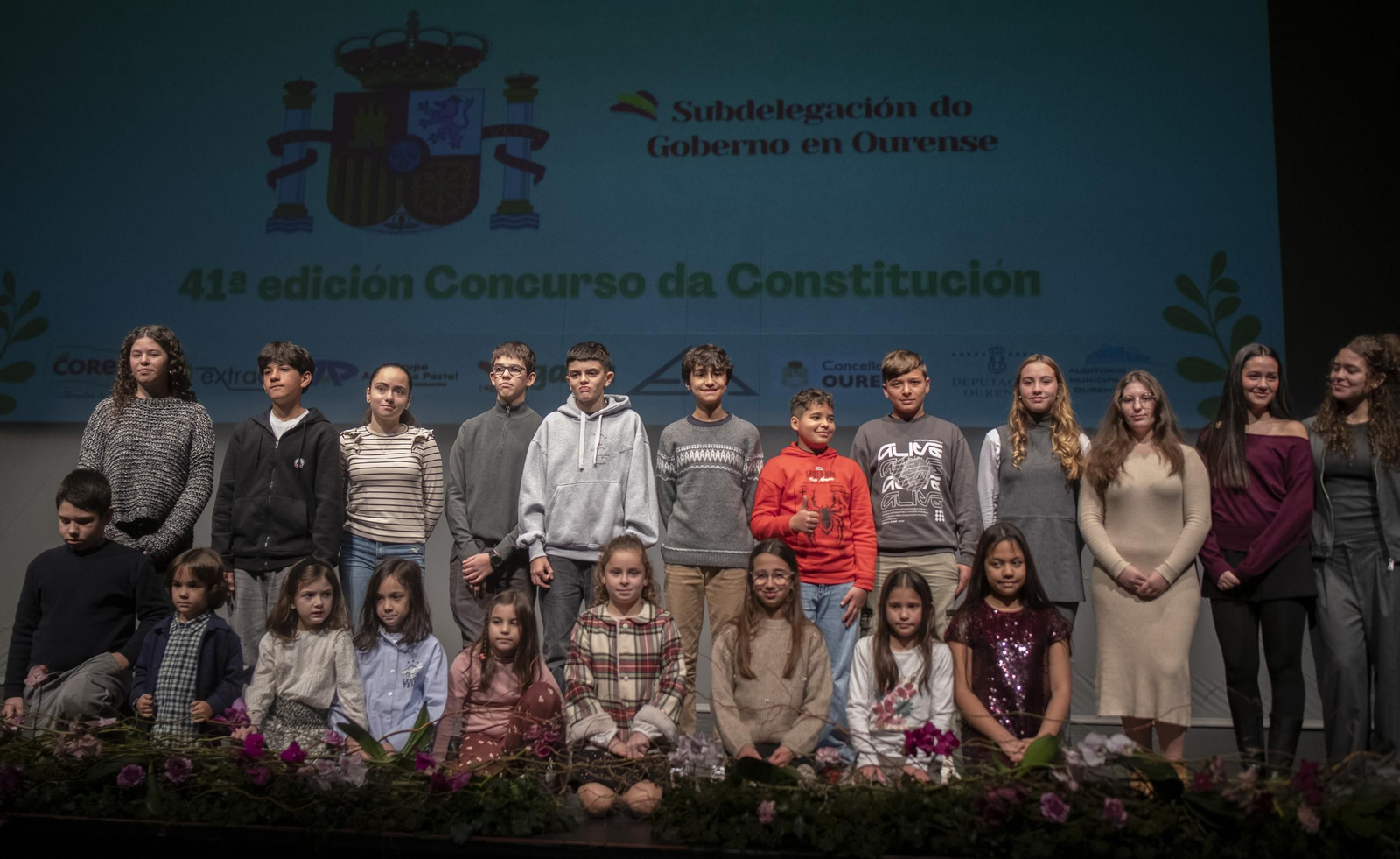 Galería | Reconocimientos por los incendios y los mejores relatos, protagonistas del Día de la Constitución en Ourense