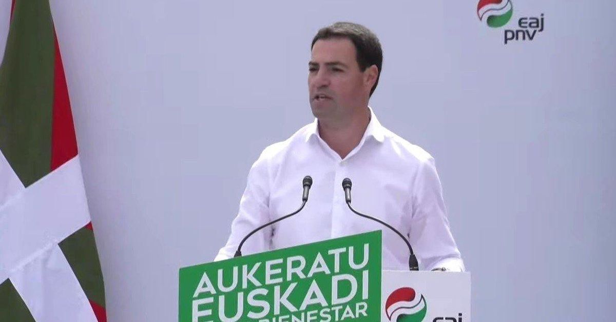 Atacan con un spray pimienta al candidato del PNV Imanol Pradales