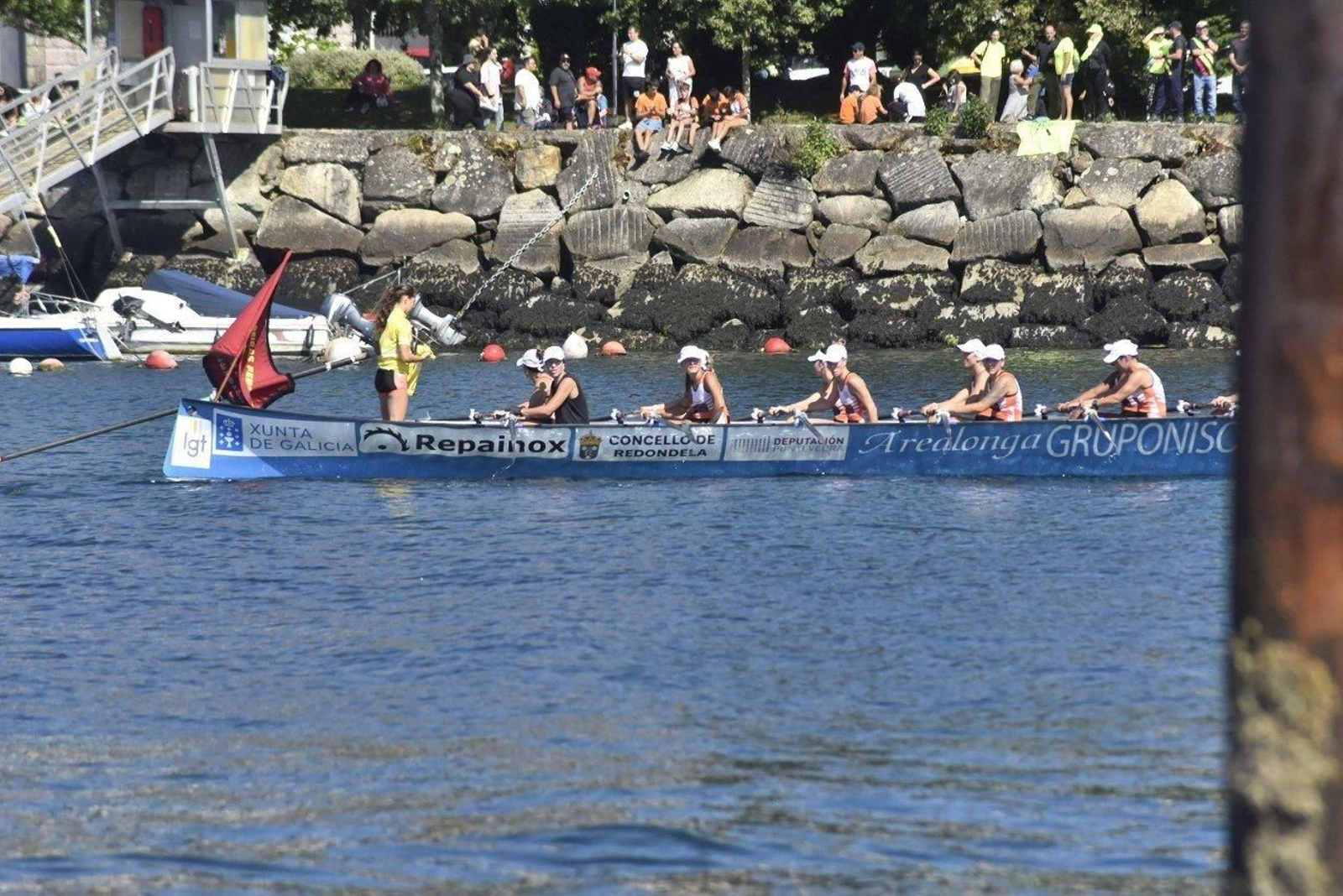 Traiñeiras en Redondela.
