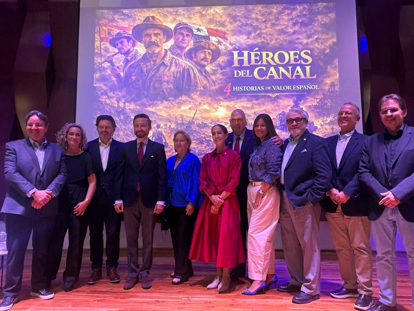 Participantes en el estreno del documental