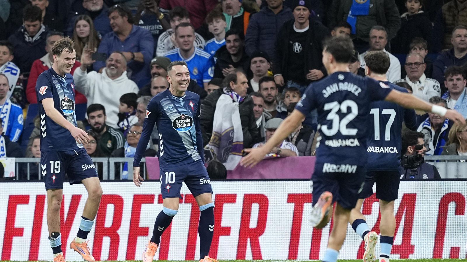 Galería | El Celta regresa al Santiago Bernabéu