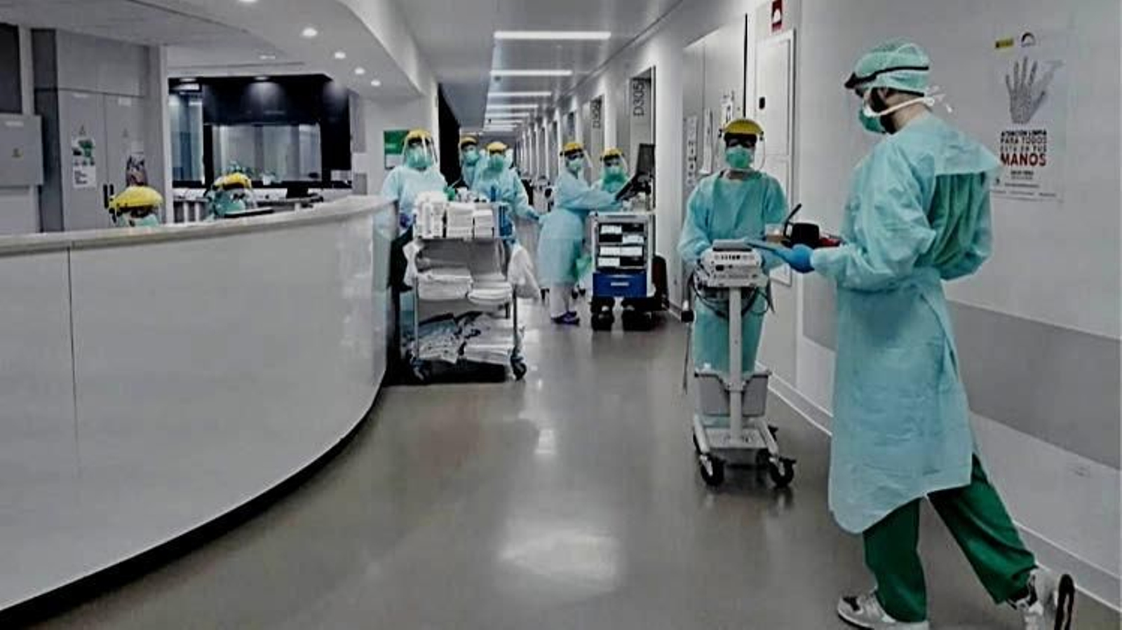 El volumen de pacientes covid se mantiene estable en los hospitales.