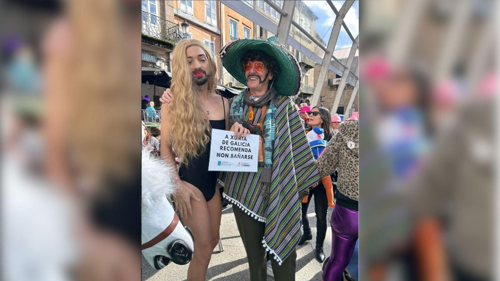 Galería | Los políticos gallegos también se disfrazan en el Entroido, de Drag Quees a Femme Fatale