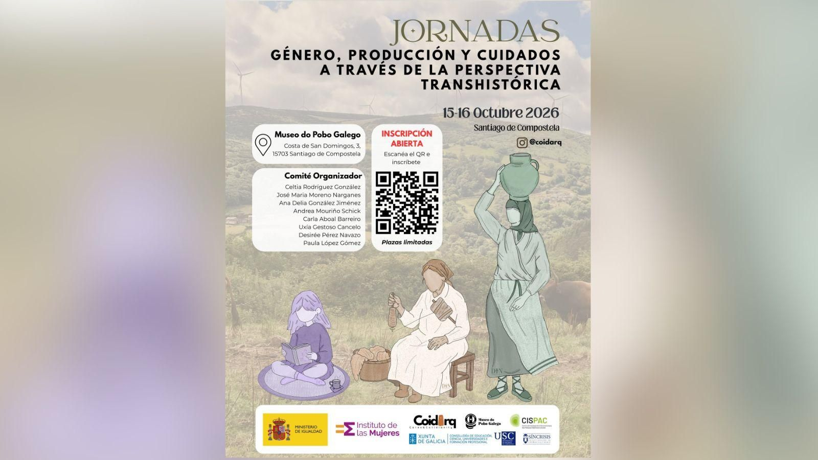 Jornadas | "Xénero, produción e coidados a través da perspectiva transhistórica"