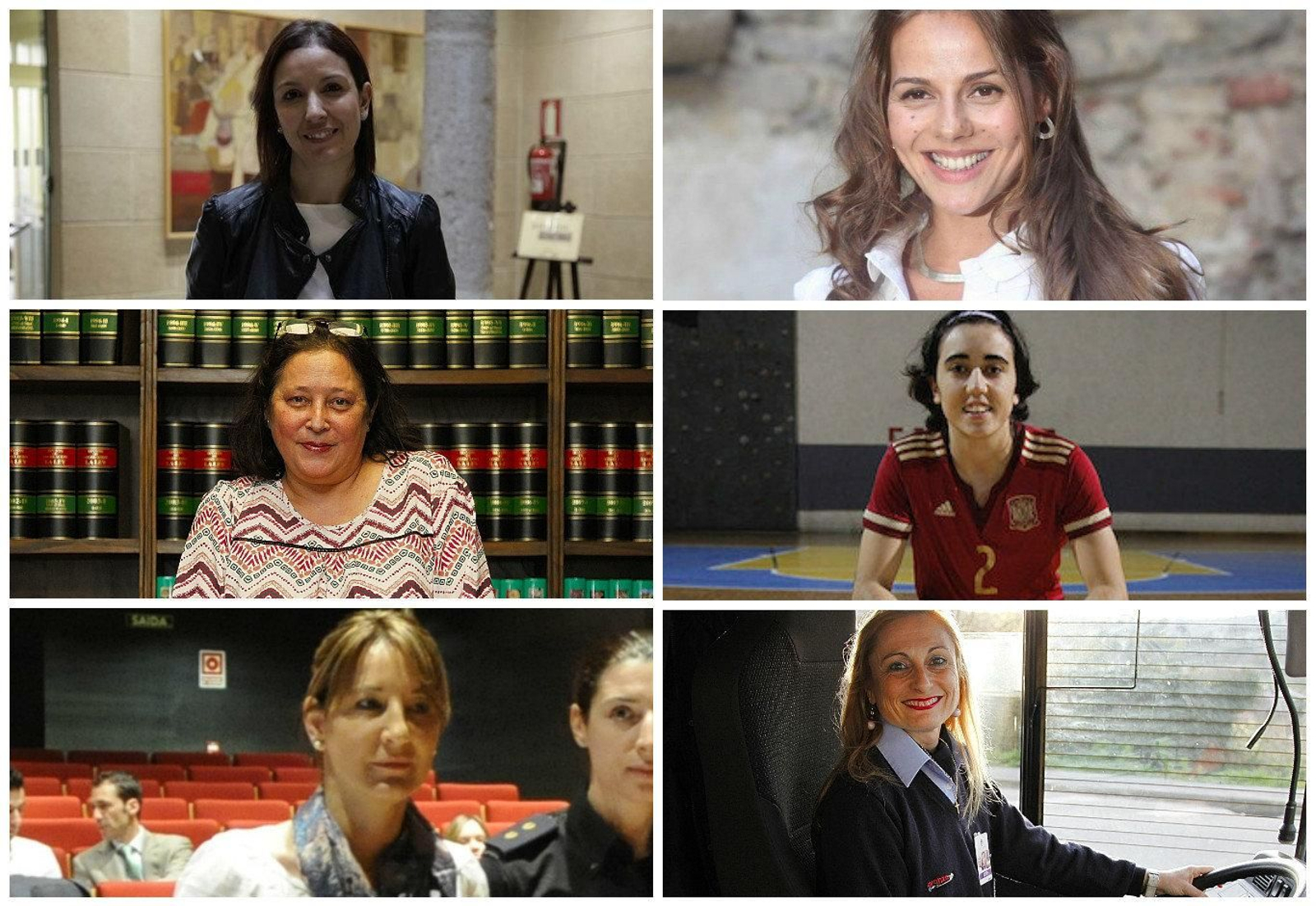 De izquierda a derecha y de arriba a abajo: Ana Méndez, Miryam Gallego, Pilar López-Guerrero, Vane Sotelo, Teresa Ramos y Violeta Sastre