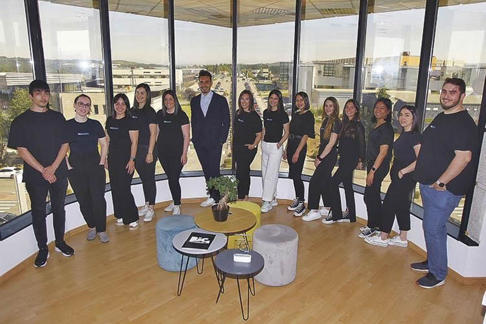 Equipo de BiG Formación en la Tecnópole. (Miguel Ángel)