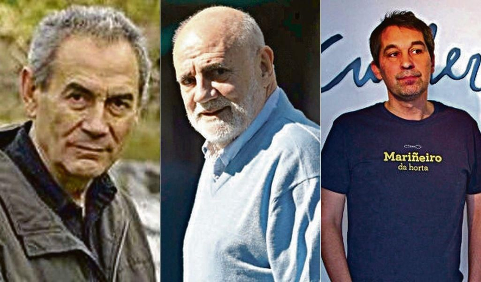 Camilo Nogueira, Javier Sánchez de Dios y Javier Olleros.