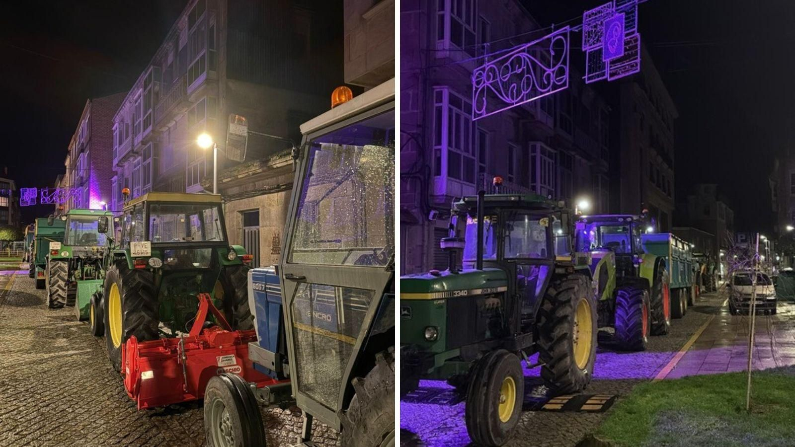Las protestas de agricultores y ganaderos continuan dejando huella en la provincia.