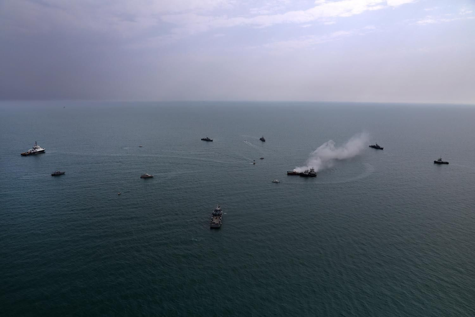 Maniobras militares en el Índico