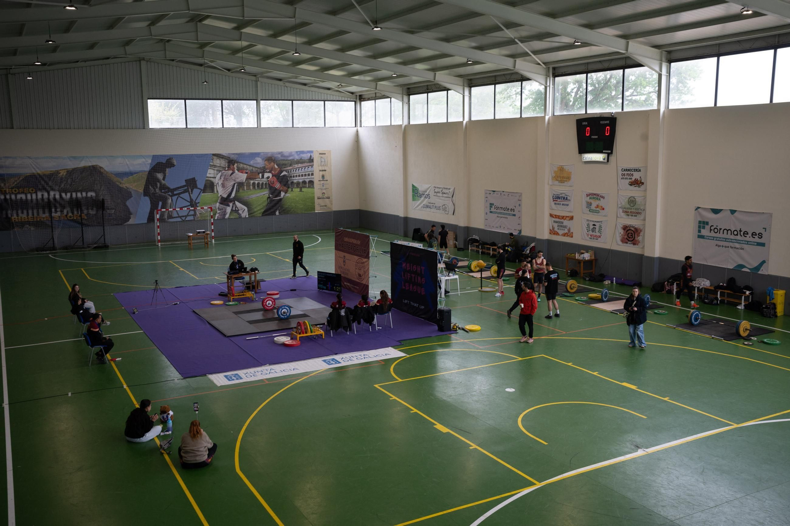 Galería | La halterofilia ourensana disputa la segunda jornada de la liga provincial