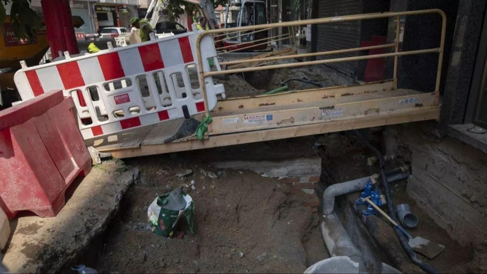 Obras en la avenida de Portugal
