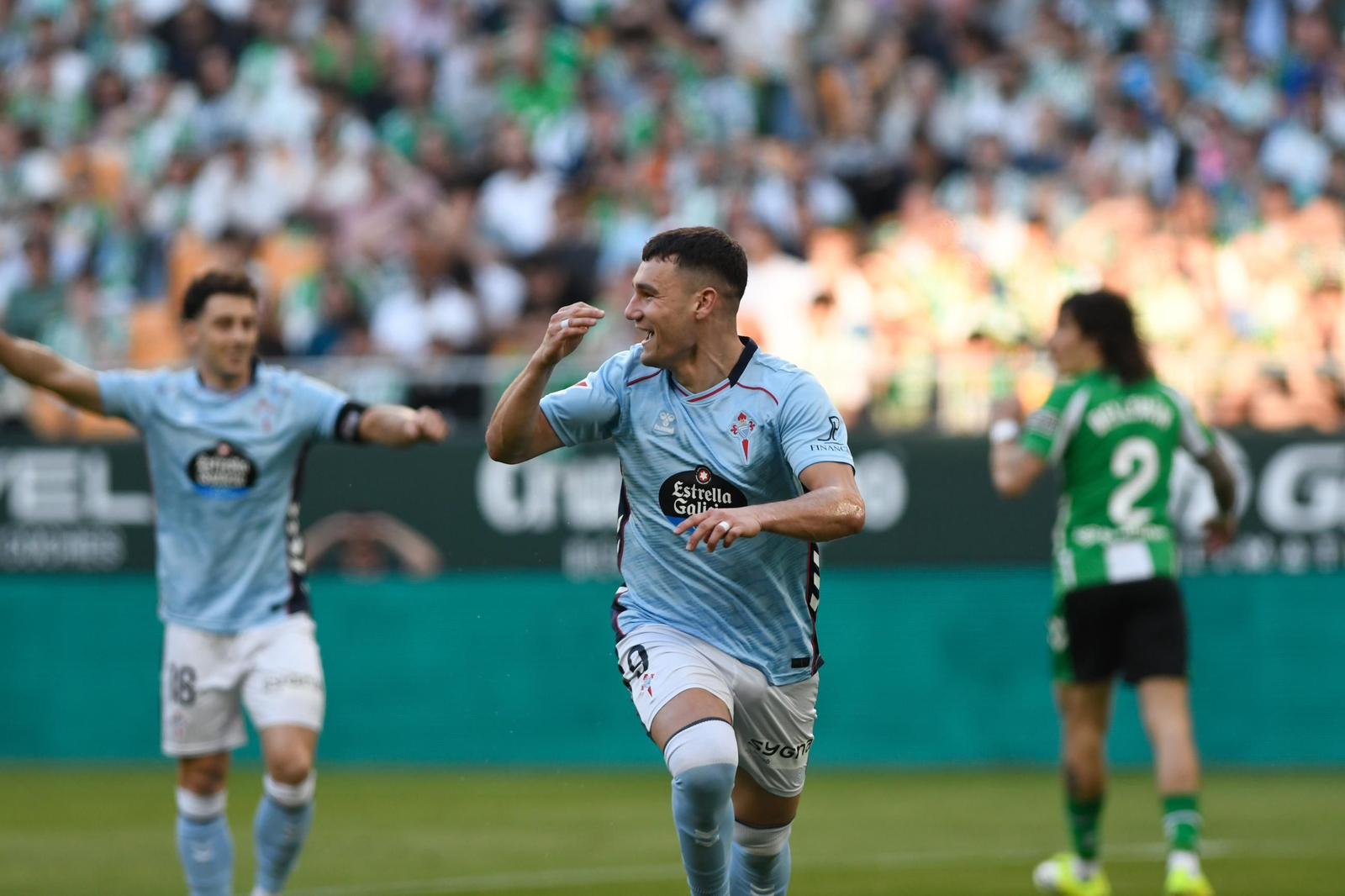 El empate ante el Betis en Sevilla fue el punto 24 del Celta a domicilio esta temporada.