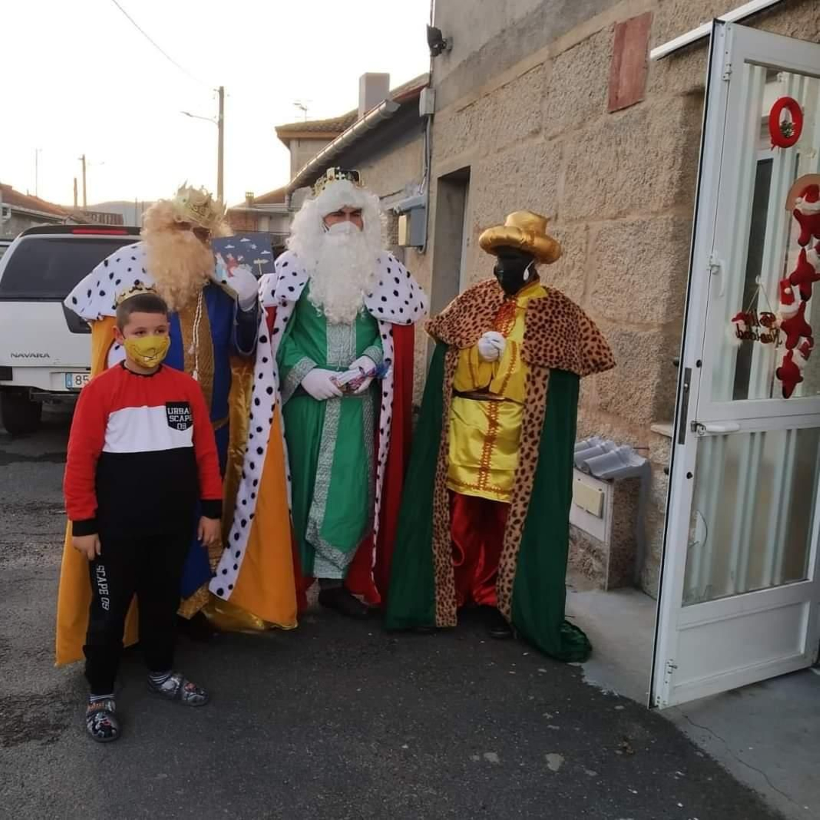 Los Reyes Magos en Sandiás, fotos cedidaspor el concello.