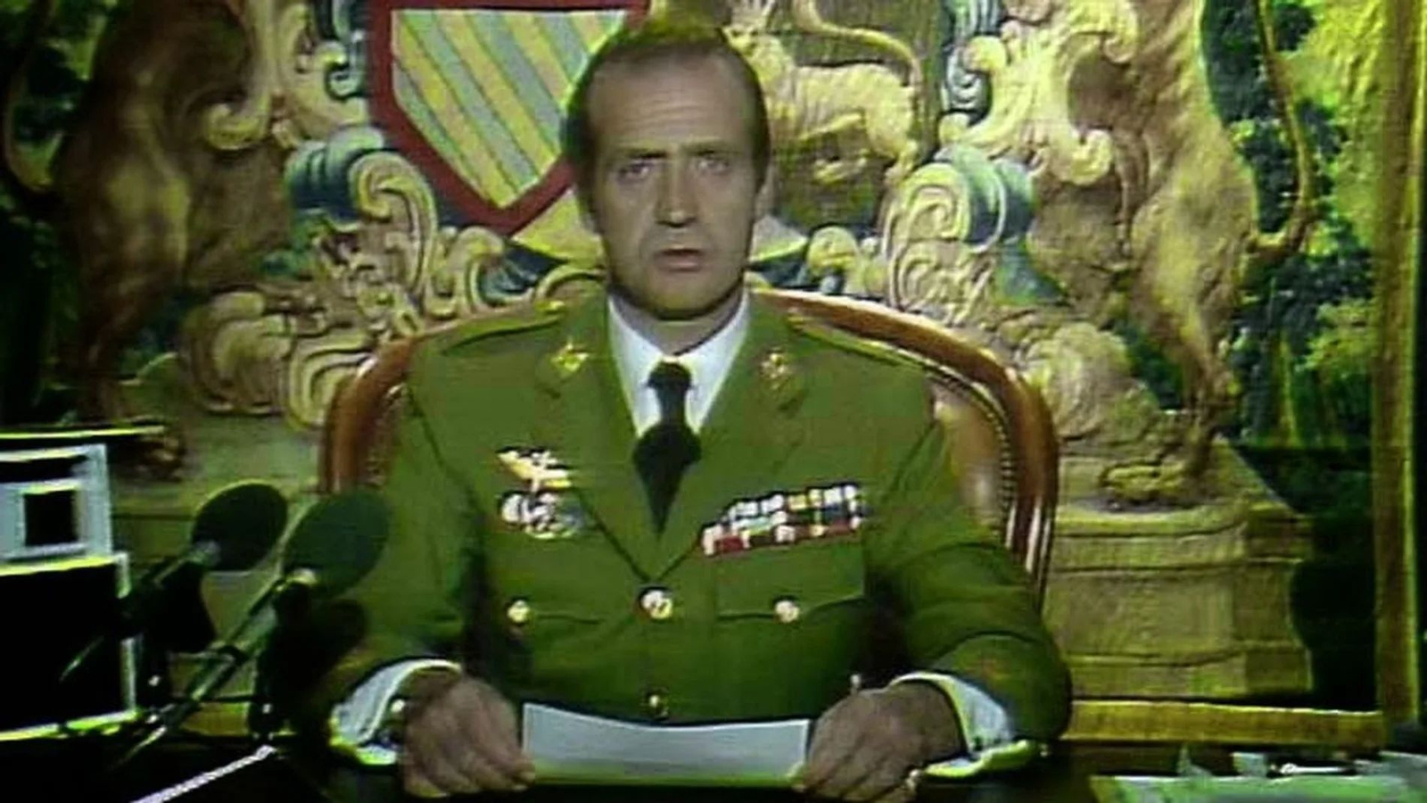 El mensaje del rey Juan Carlos I, el 23F.