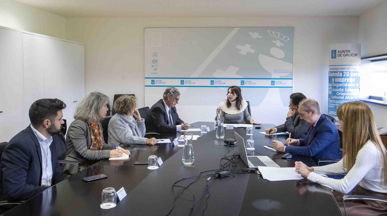 Imagen de la reunión celebrada en la capital de Galicia