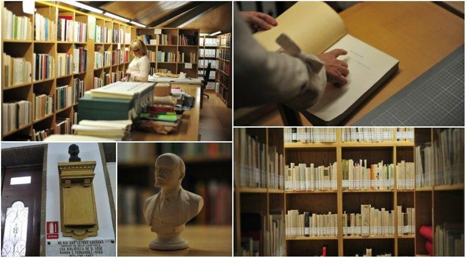 Las bibliotecas ourensanas guardan tesoros literarios.