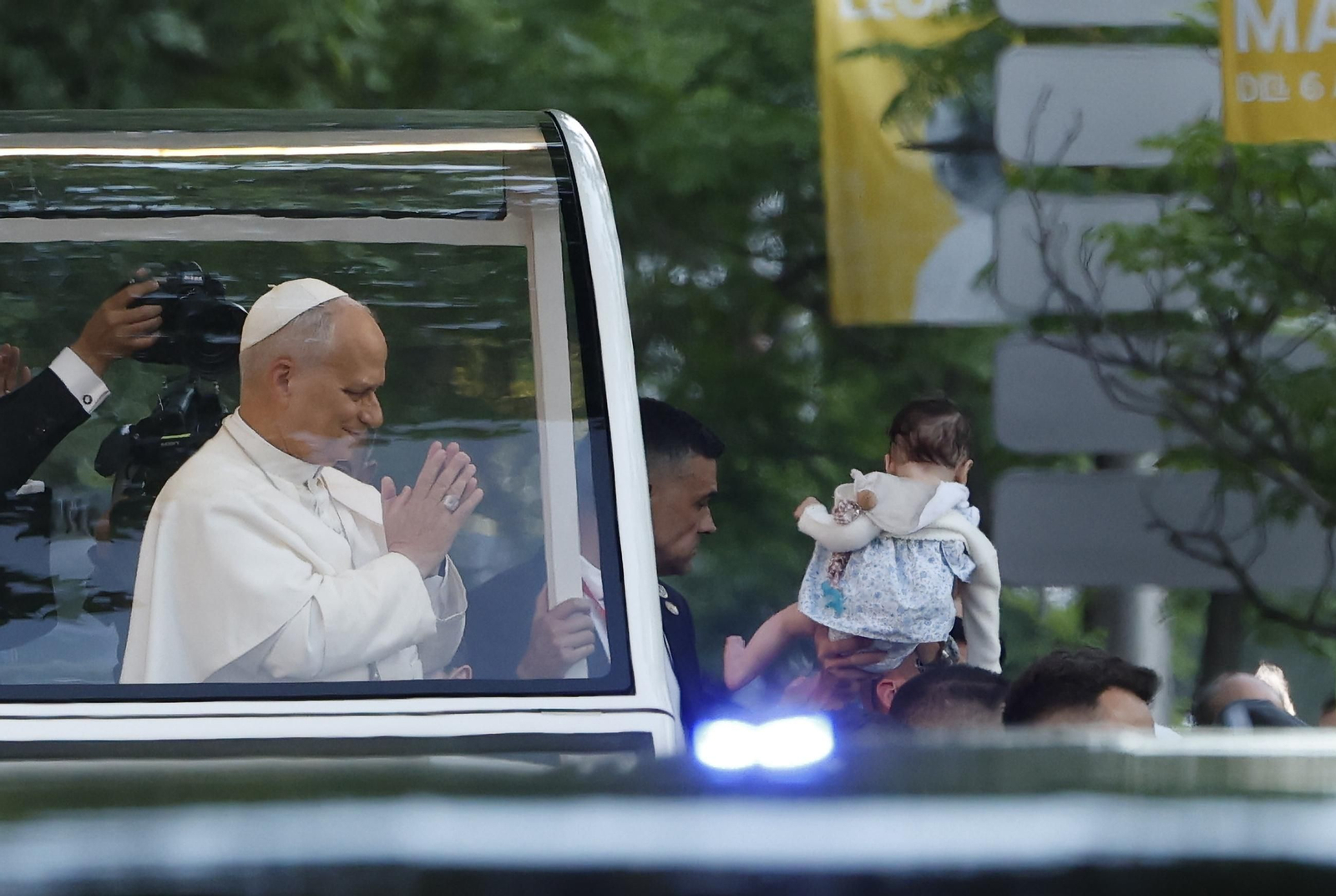 Galería | La primera jornada de la visita del papa León XIV a Madrid