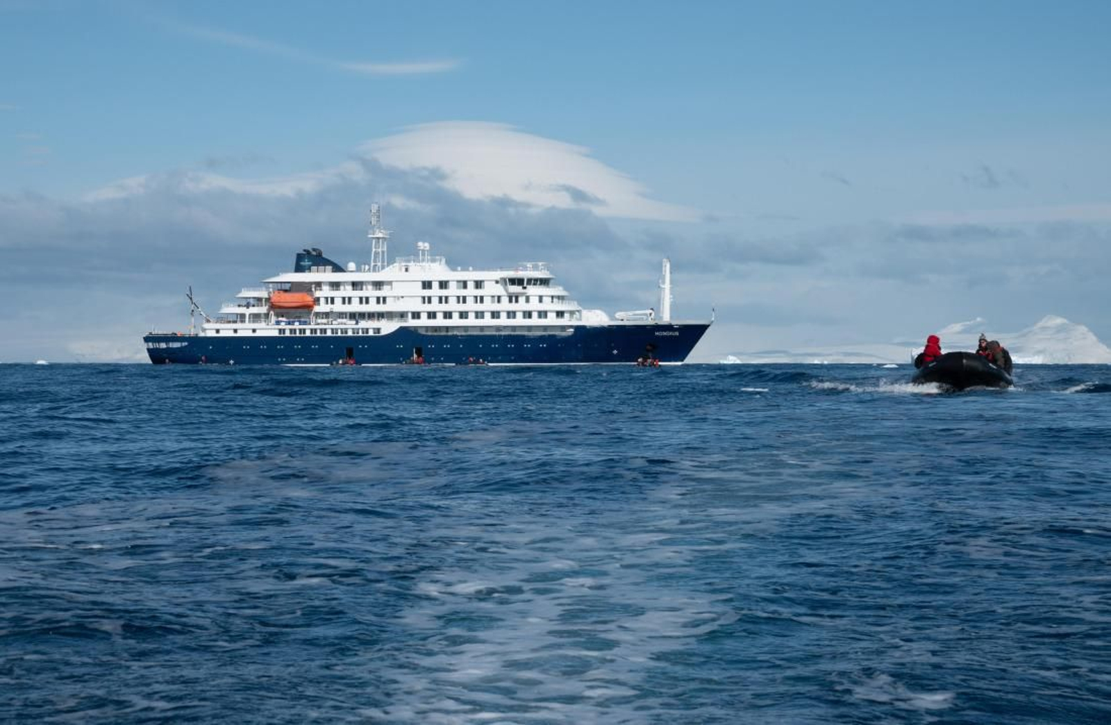 El crucero de lujo 'MV Hondius'.