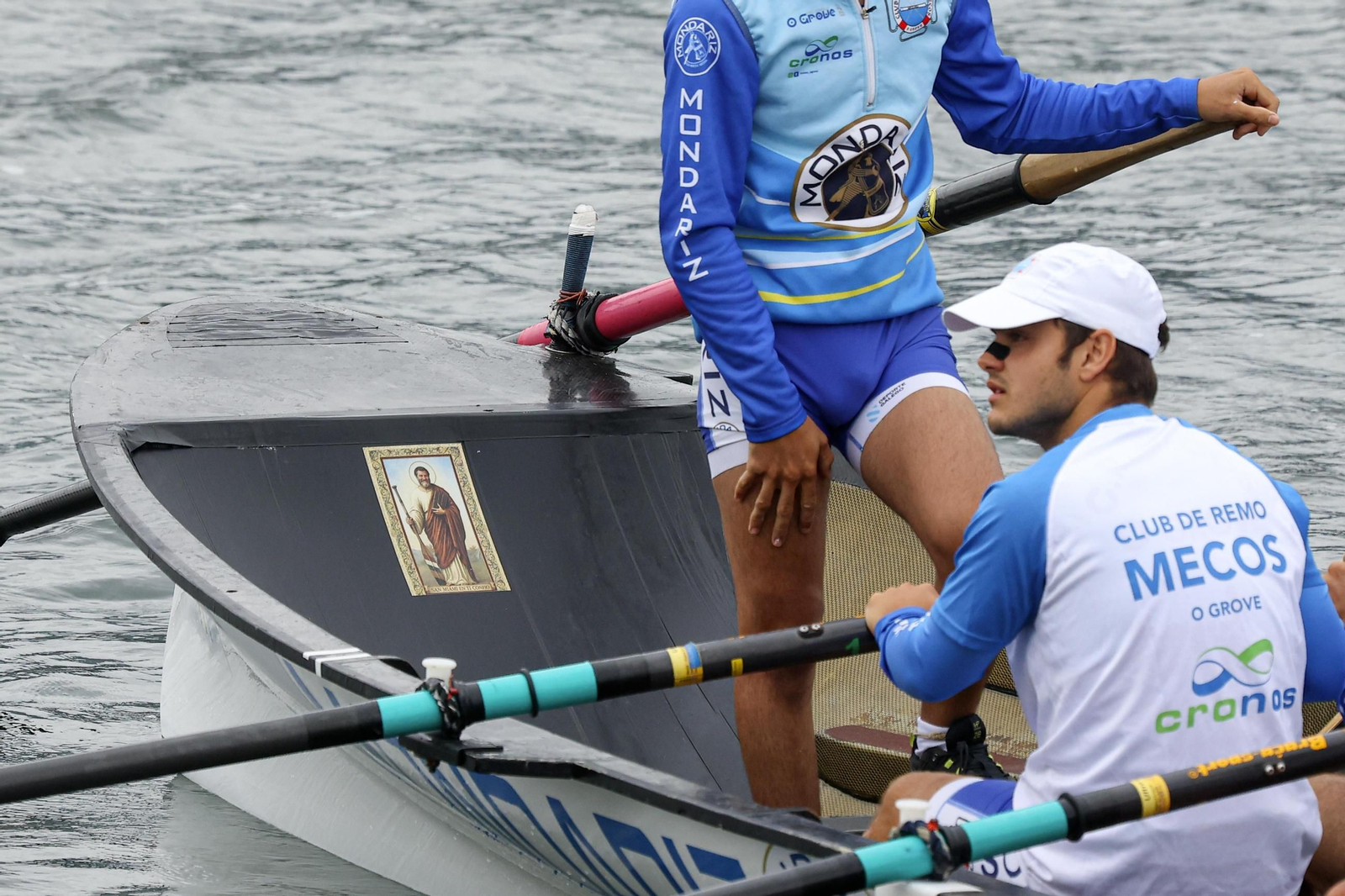 Galería | Emocionante bandera de traineras en Redondela