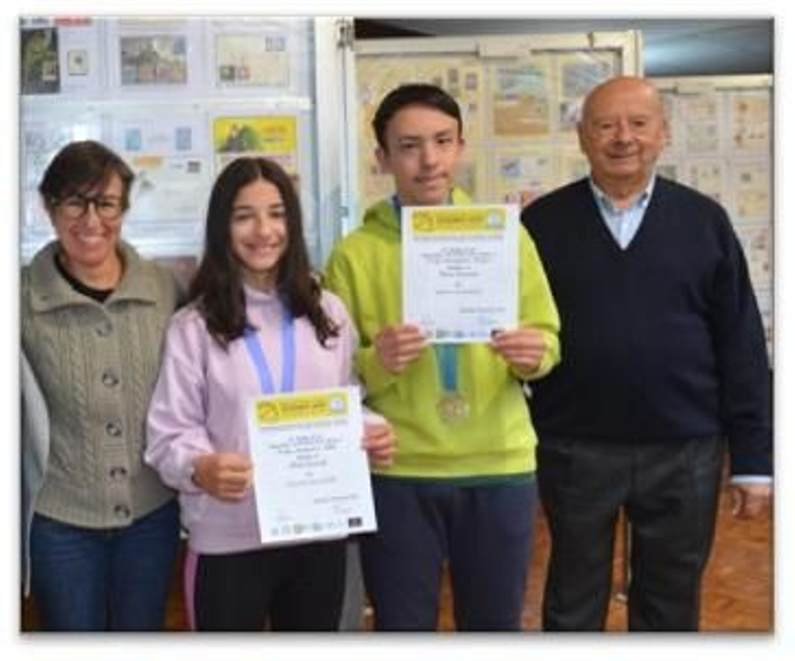 Grandes éxitos de la filatelia juvenil en Cardenal Cisneros