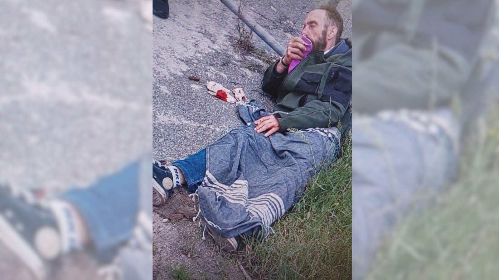 El chcio al que dieron una paliza en Moaña.
