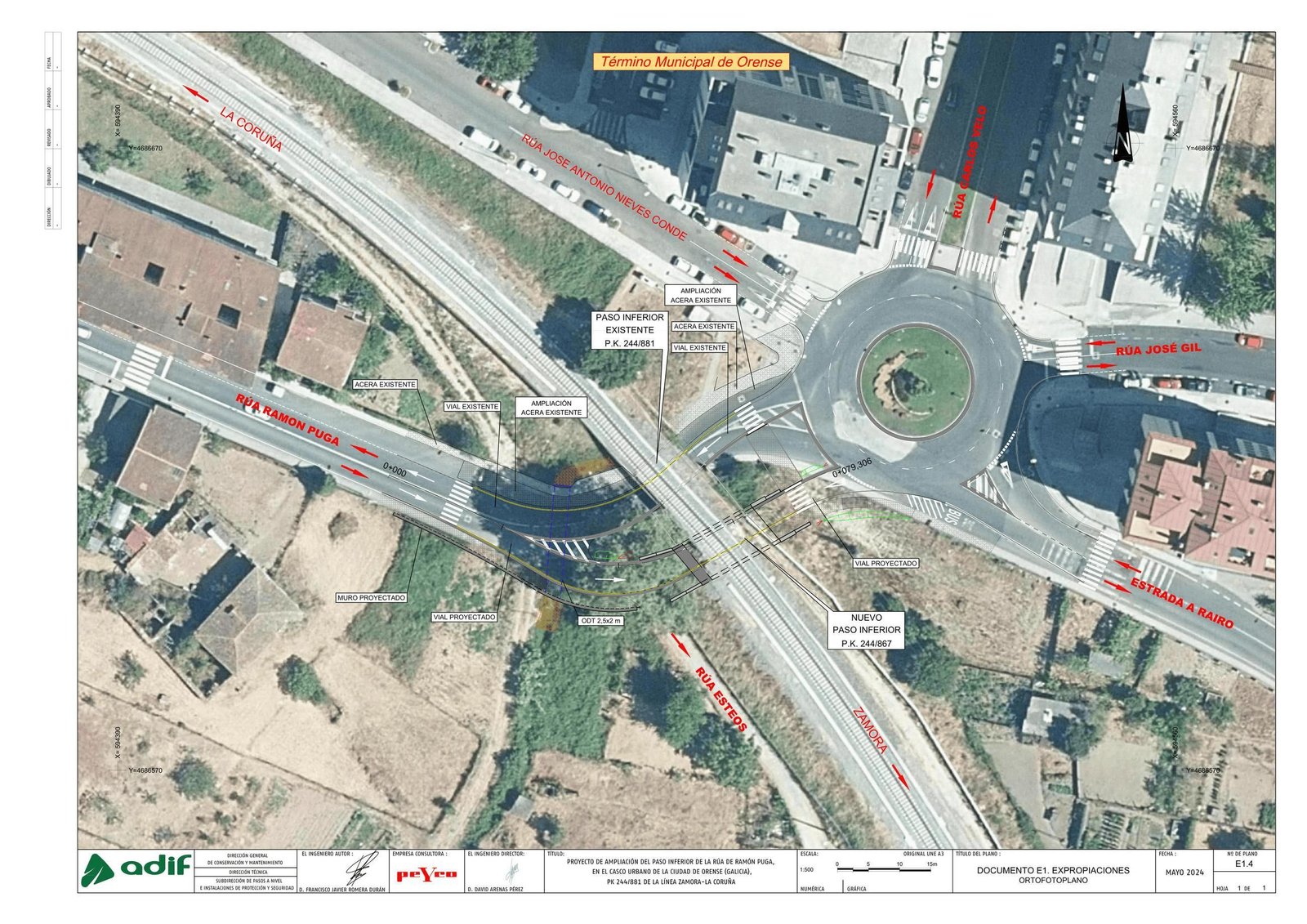 Plano de la nueva construcción