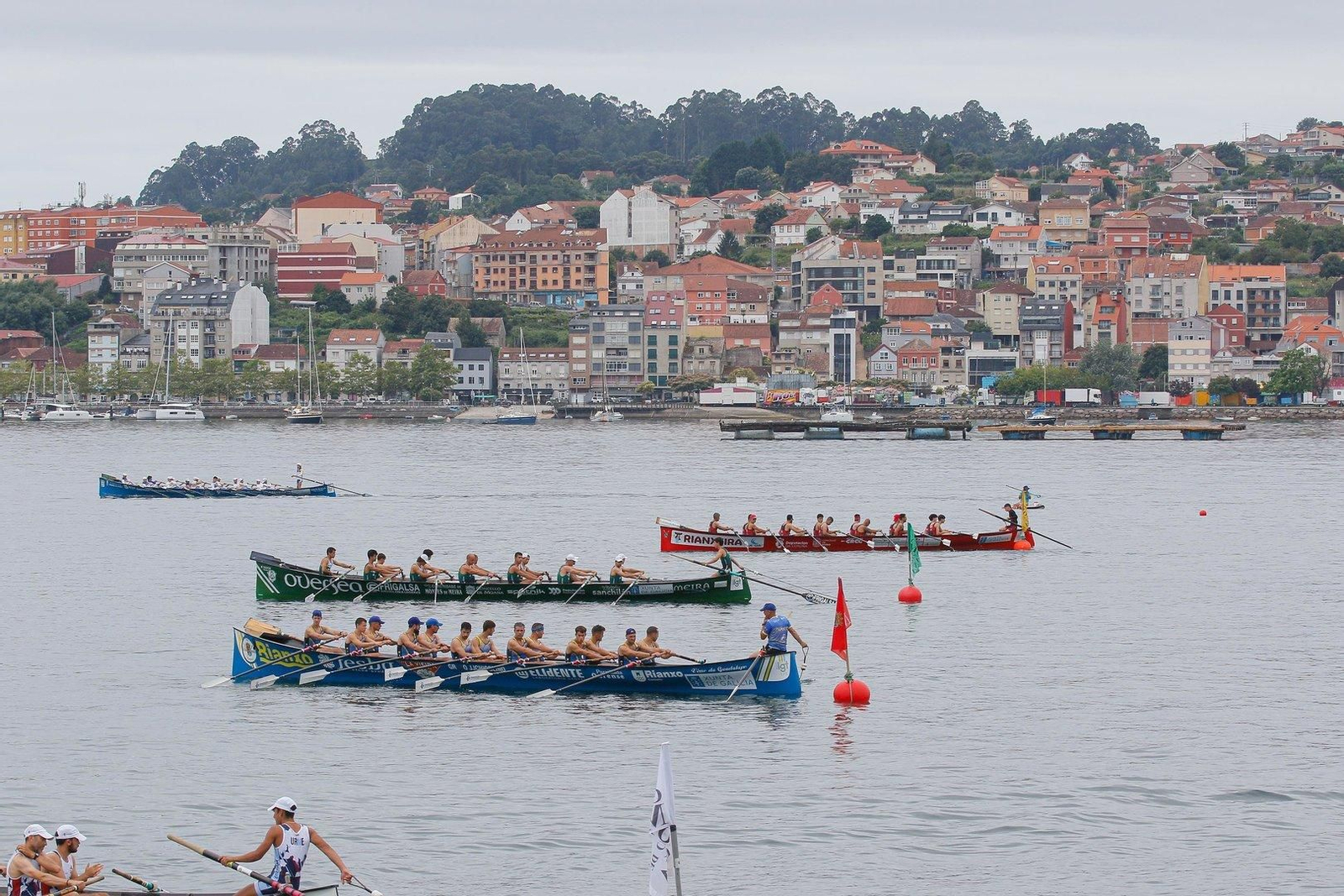 Bandera de Samertolameu de traineras.