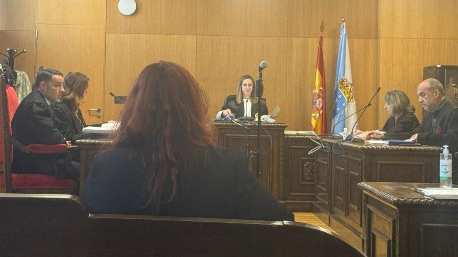 La acusada, este miércoles durante el juicio en el Penal 1.