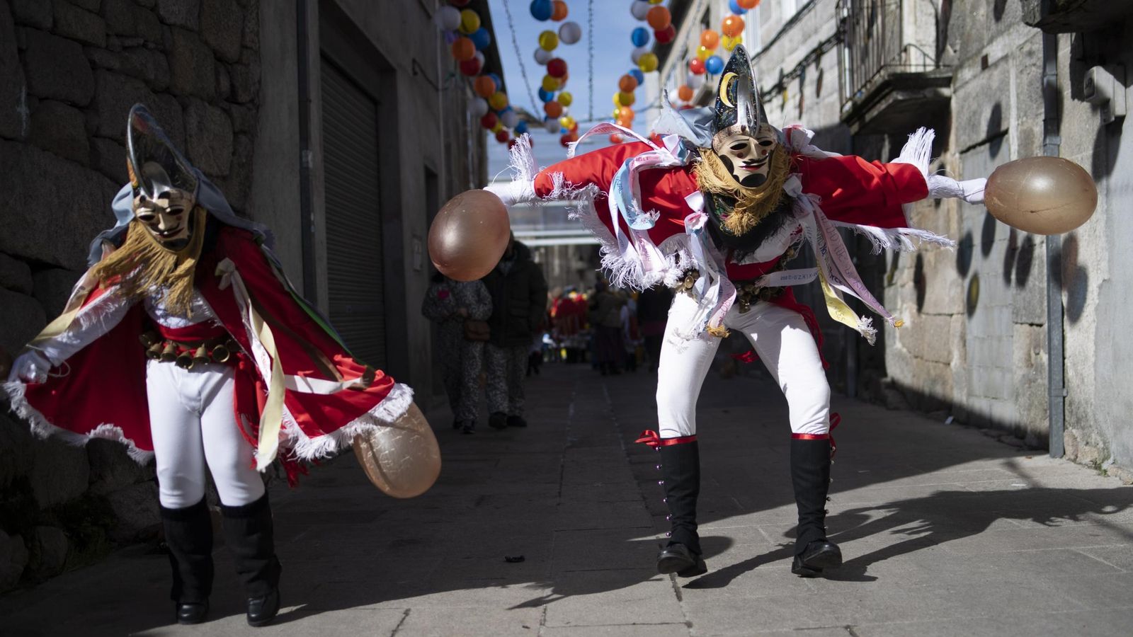 As pantallas son a máscara do Entroido de Xinzo de Limia.