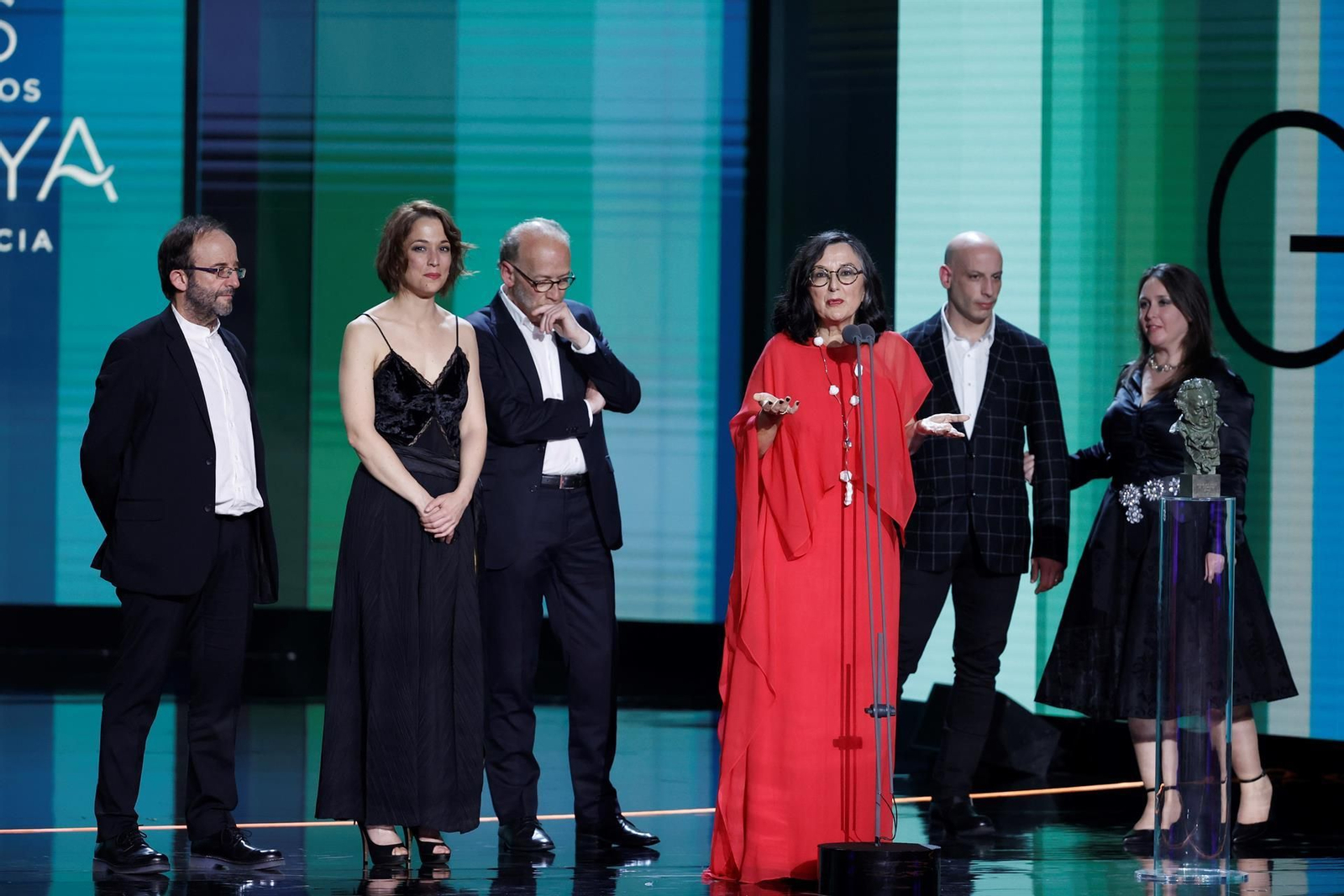 Las imágenes de los premiados en la gala de los Goya