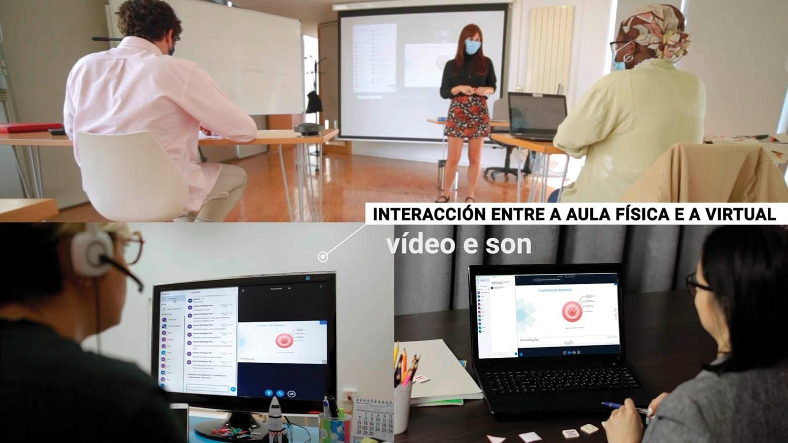 O Campus Remoto da UVigo permite participar nas clases dende calquera ubicación.