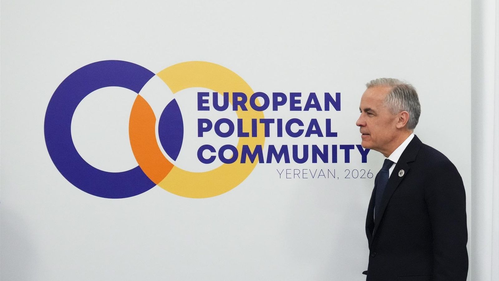 El primer ministro de Canadá, Mark Carney, en una cumbre sobre Europa en Armenia