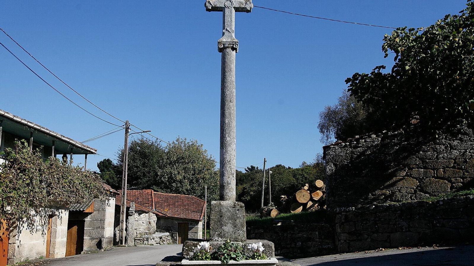 Paisaje en el municipio de A Limia.