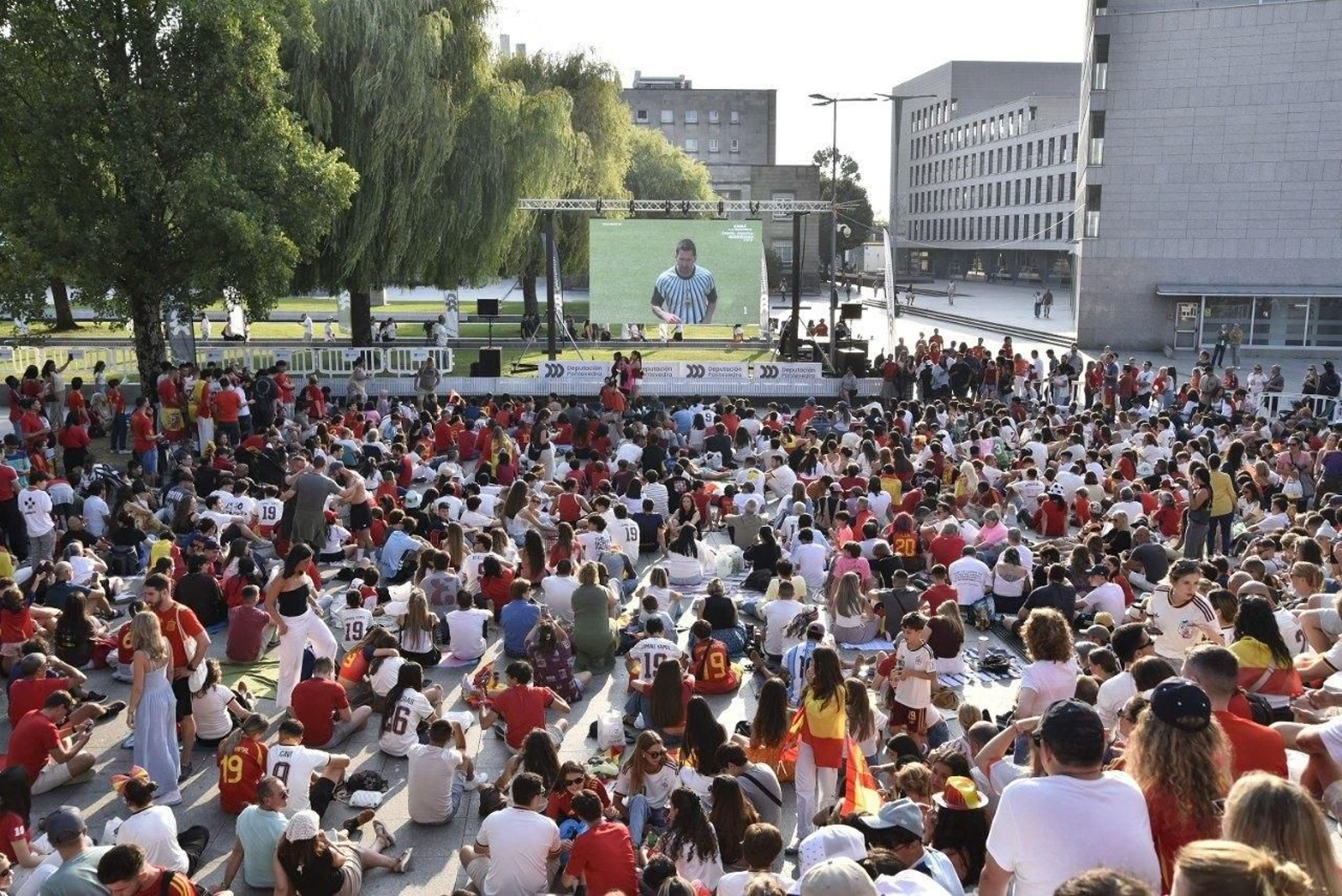 Galería | Vigo celebra la victoria de España en el Mundial 2026