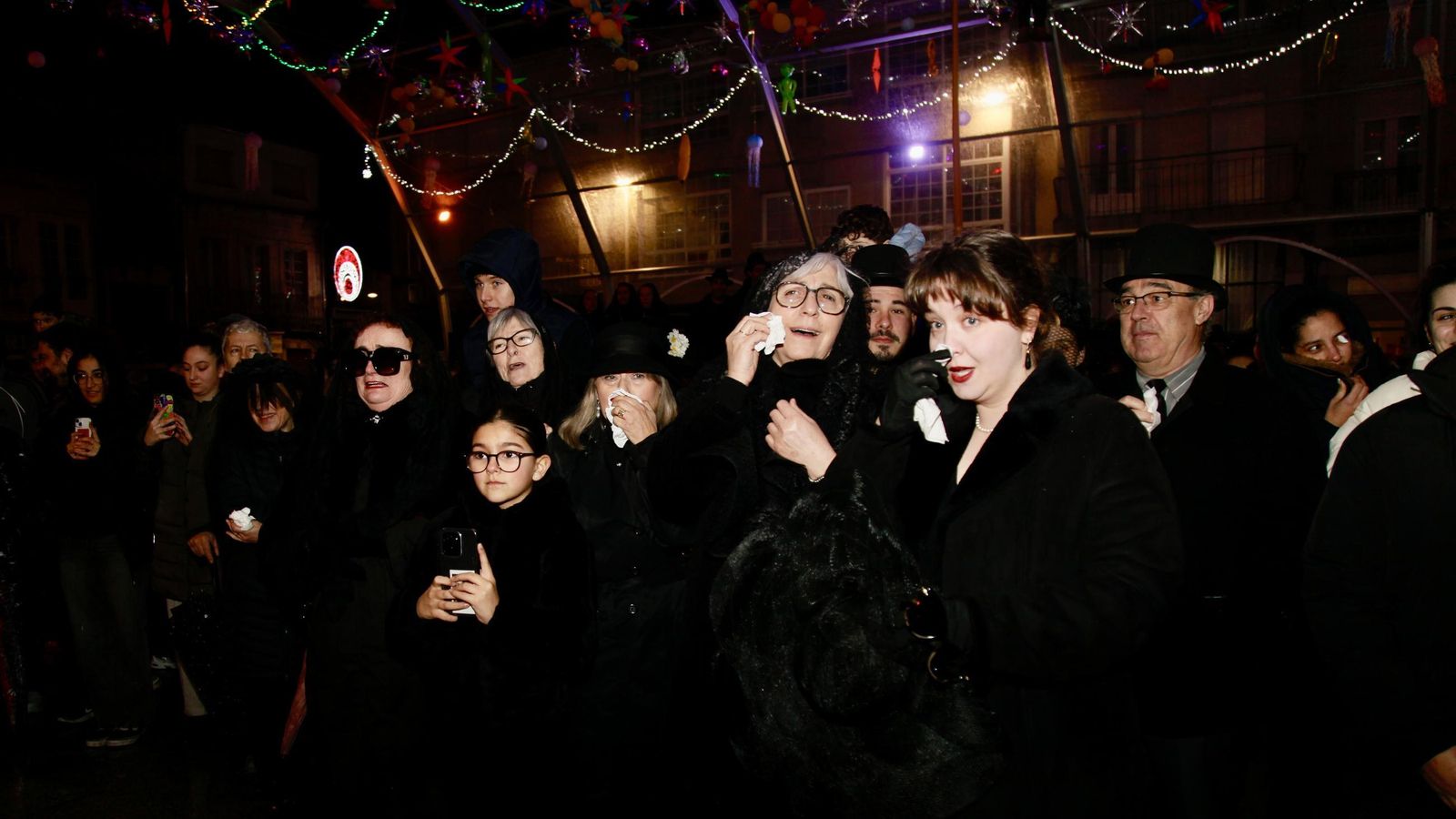 Luto y lágrimas por el Entroido de Xinzo.