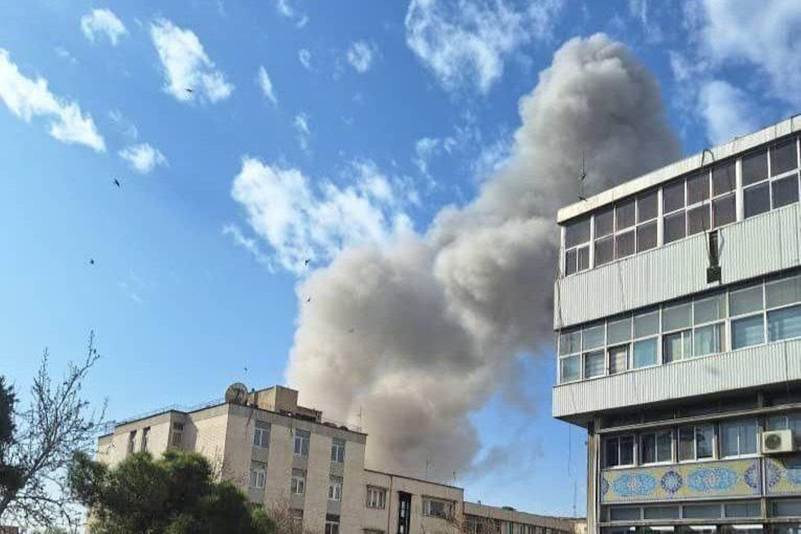 Edificios de Teherán afectados por el ataque de EEUU e Israel