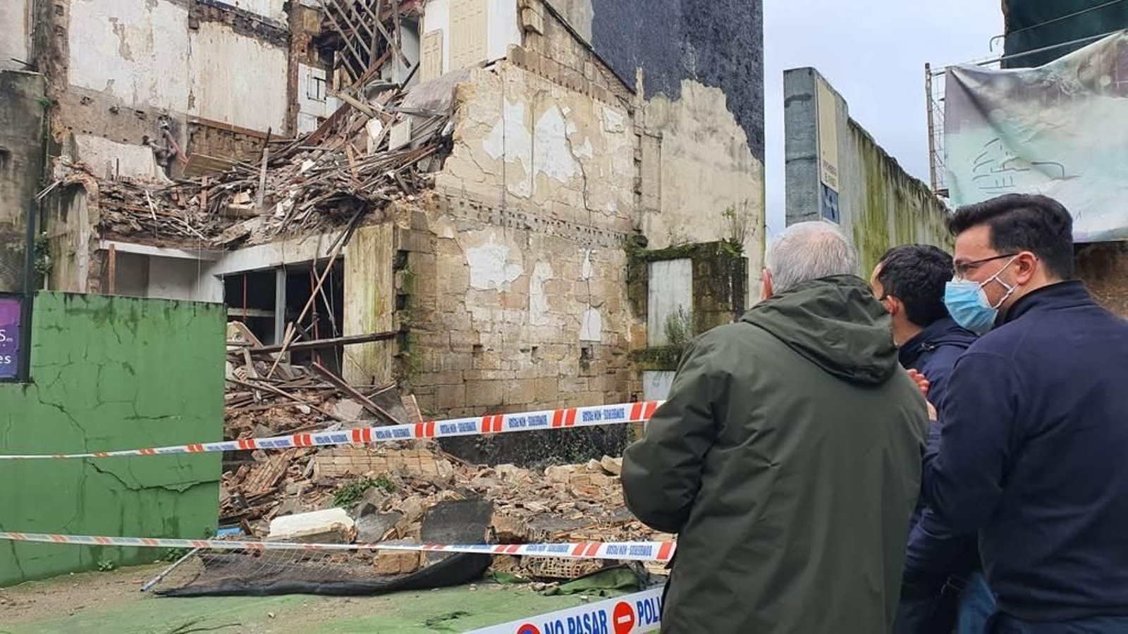Se derrumba un edificio en el centro de Vigo _ JV Landin 2